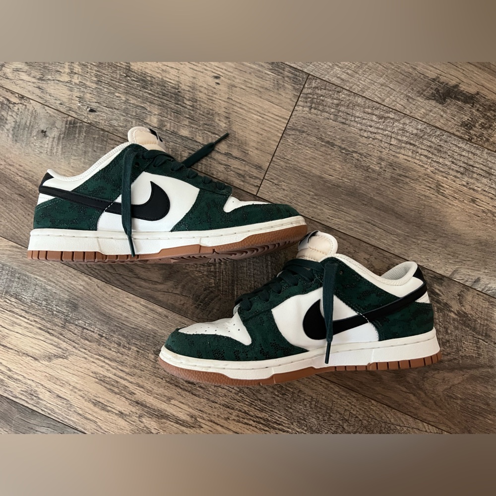 Nike green snakeskin dunks size 8 - Picture 8 of 14